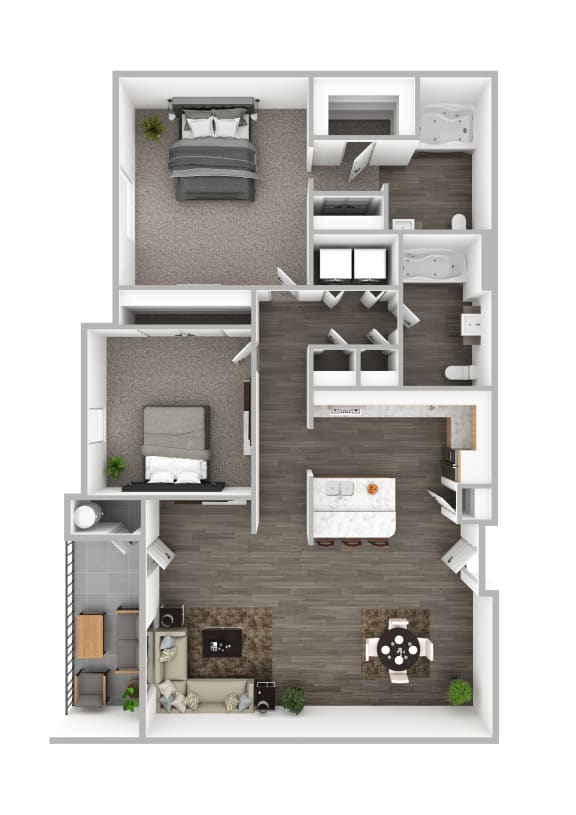 1 & 2-Bedroom Apartments In Spring Valley, NV | The Michael B